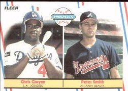 1988 Fleer Baseball Cards       647     Pete Smith/Chris Gwynn RC